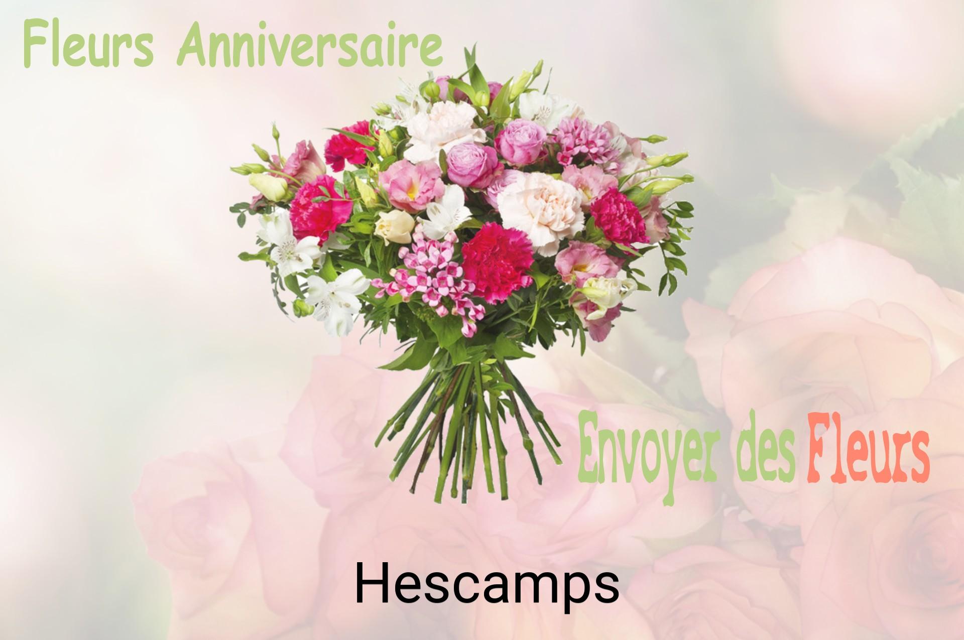 Bouquet de fleurs d’anniversaire livré à Hescamps